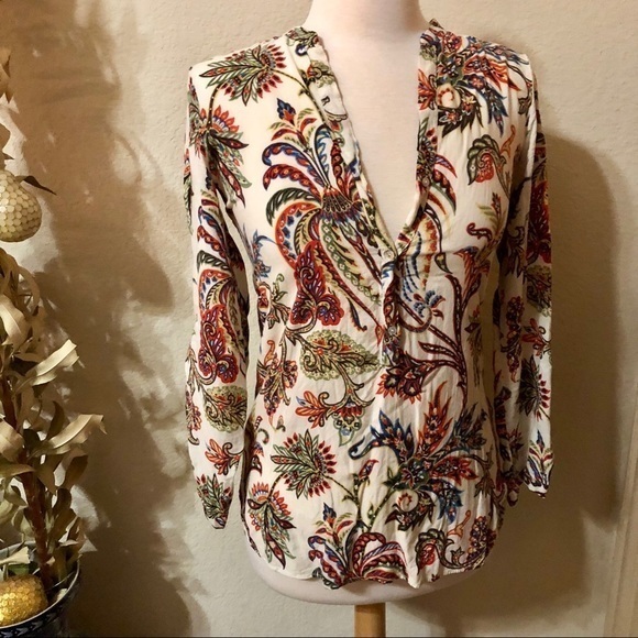 ZARA gorgeous vibrant lightweight top - Picture 2 of 8